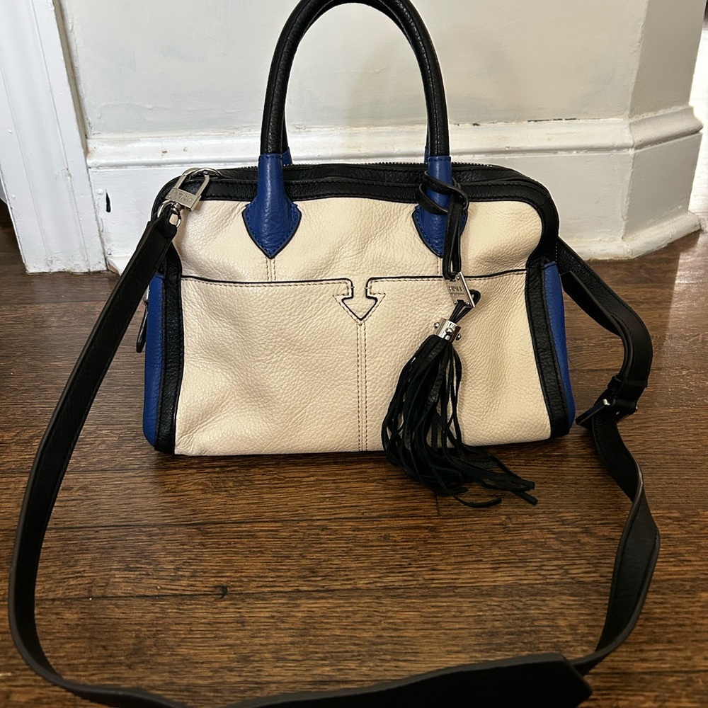 Aimee Kestenberg Color Block Handbag - image 1